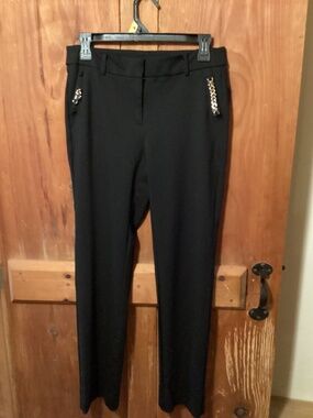 Girls black Anne Klein pants, M